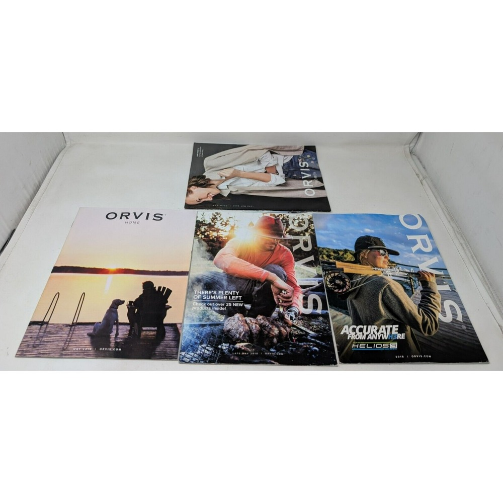 Orvis‎ Catalog Lot Fishing Hunting Home Women Clothing Shoes Rods 2018 VTG